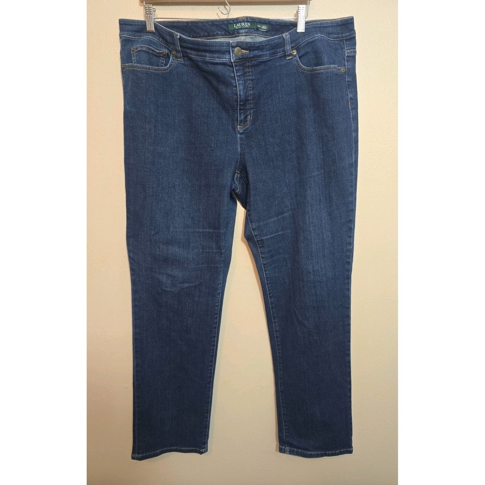 Lauren Ralph Lauren Womens Jeans 18W Stretch Straight Leg